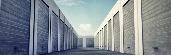 Photograph of storage lockers
