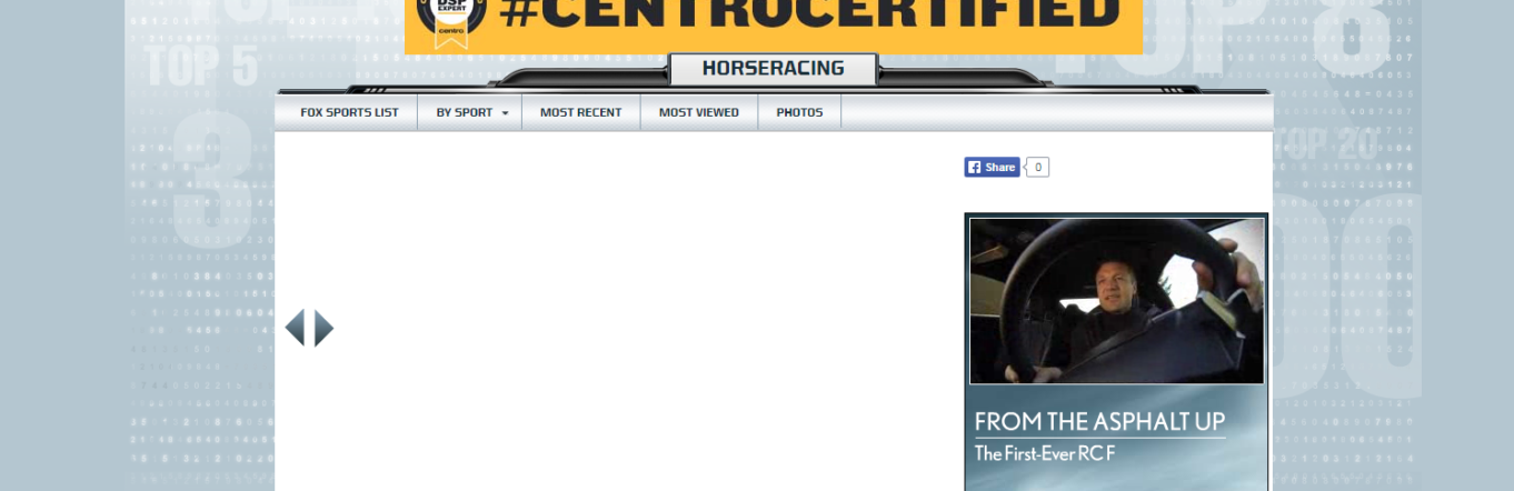 Centro certified banner ad