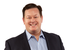 Headshot of friendly man smiling