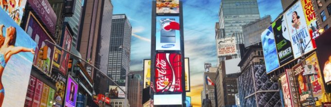 Times square in New York City
