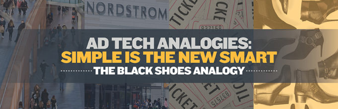 centro ad tech analogies black shoes analogy