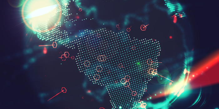 Techy map of the world