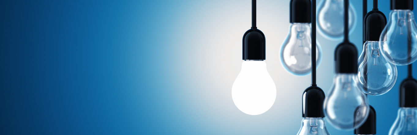 hanging lightbulbs