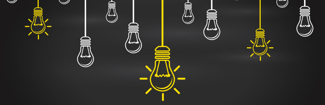 Sketches of lightbulbs