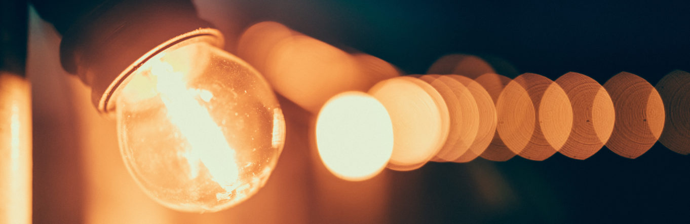Row of lightbulbs