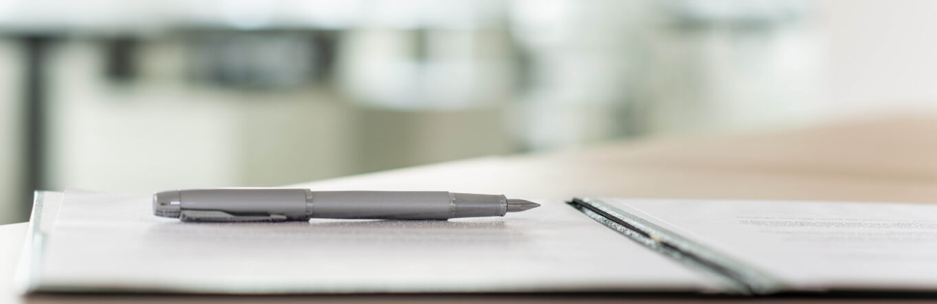 paper and pen - letter from the CEO