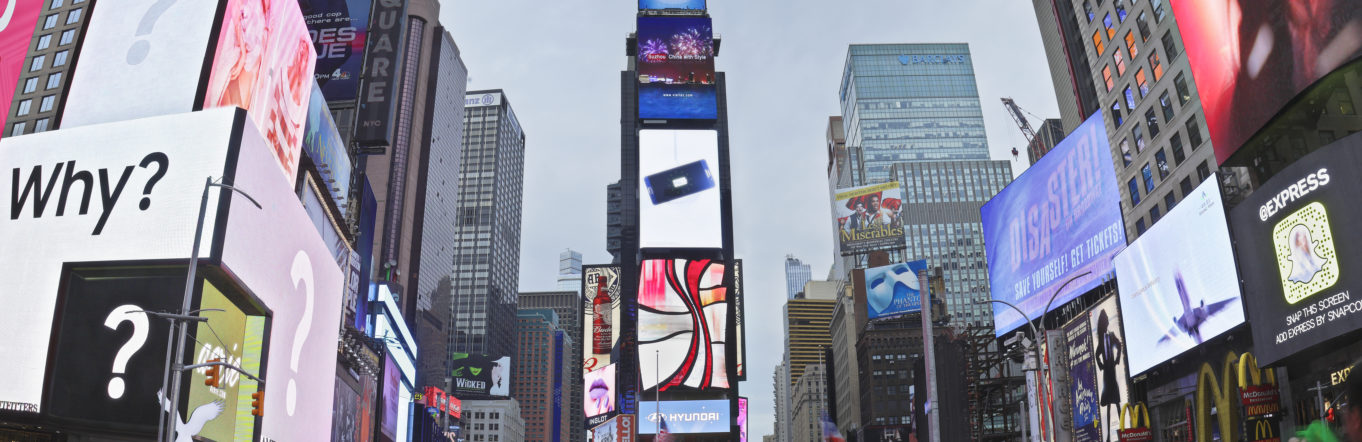 Times Square Billboards/Digital Out of Home Advertisements